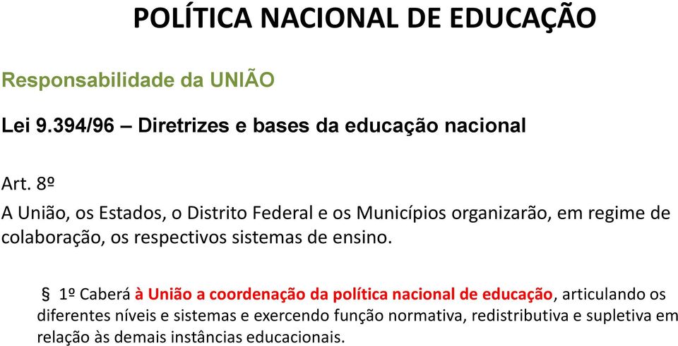 sistemas de ensino.