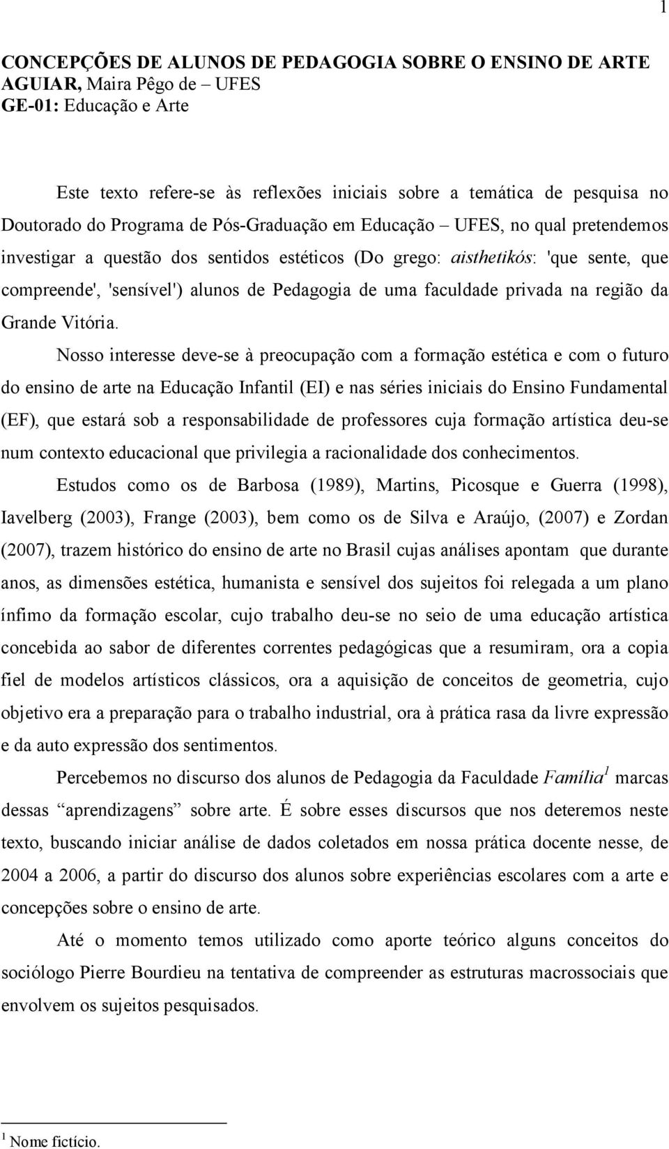 faculdade privada na região da Grande Vitória.