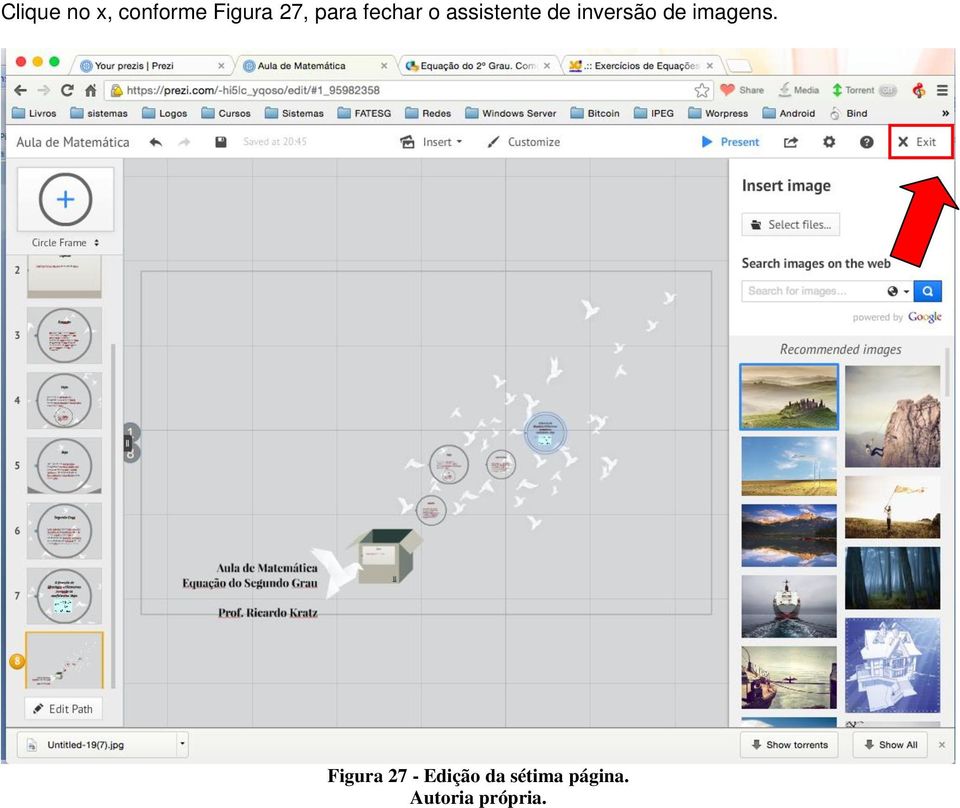 de inversão de imagens.