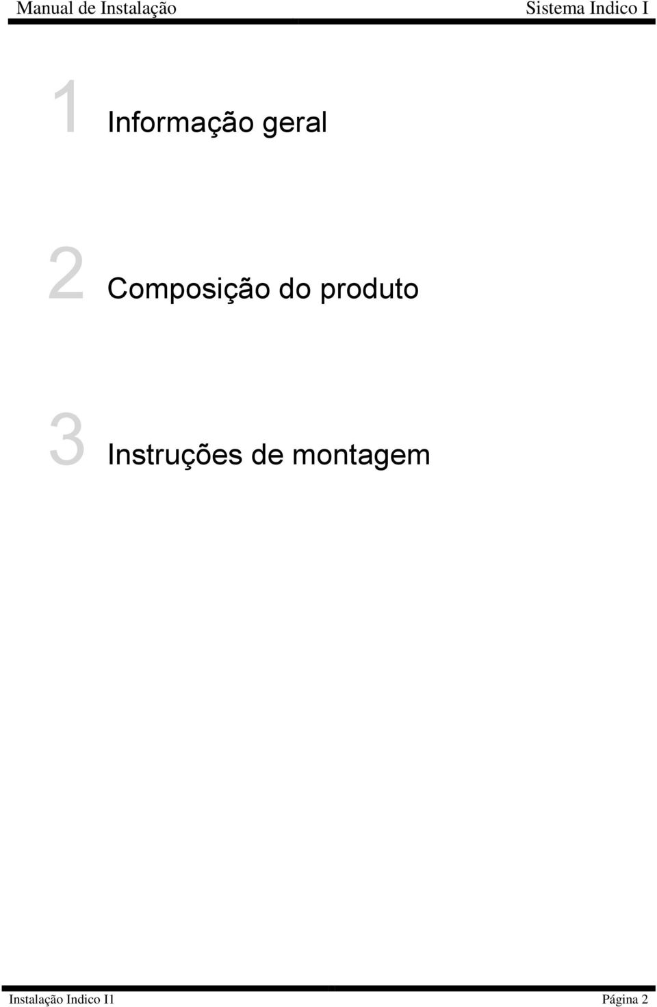 Instruções de montagem