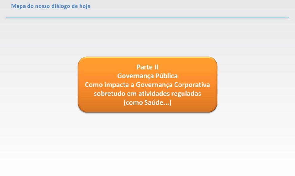 Governança Corporativa sobretudo em