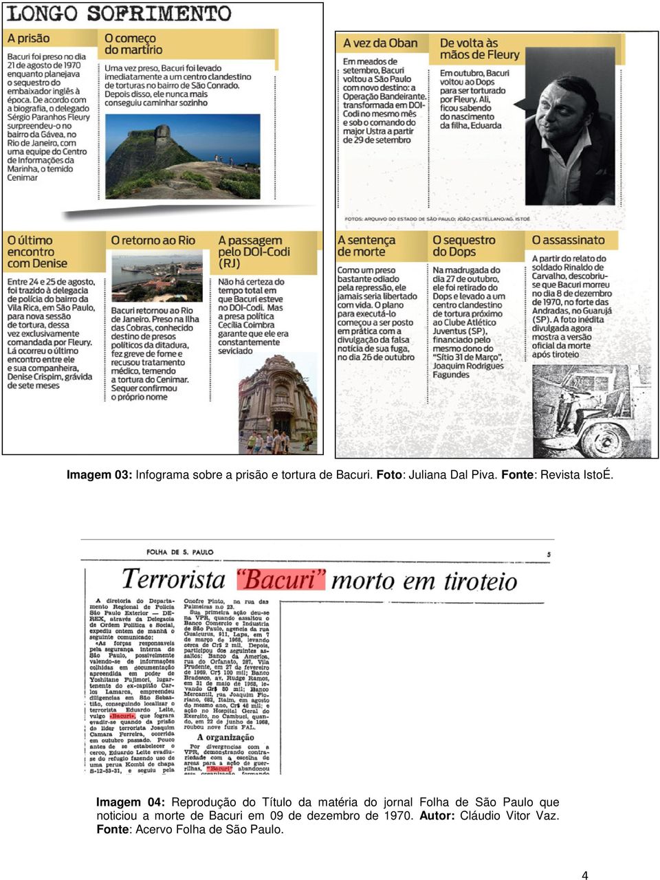 Imagem 04: Reprodução do Título da matéria do jornal Folha de São Paulo