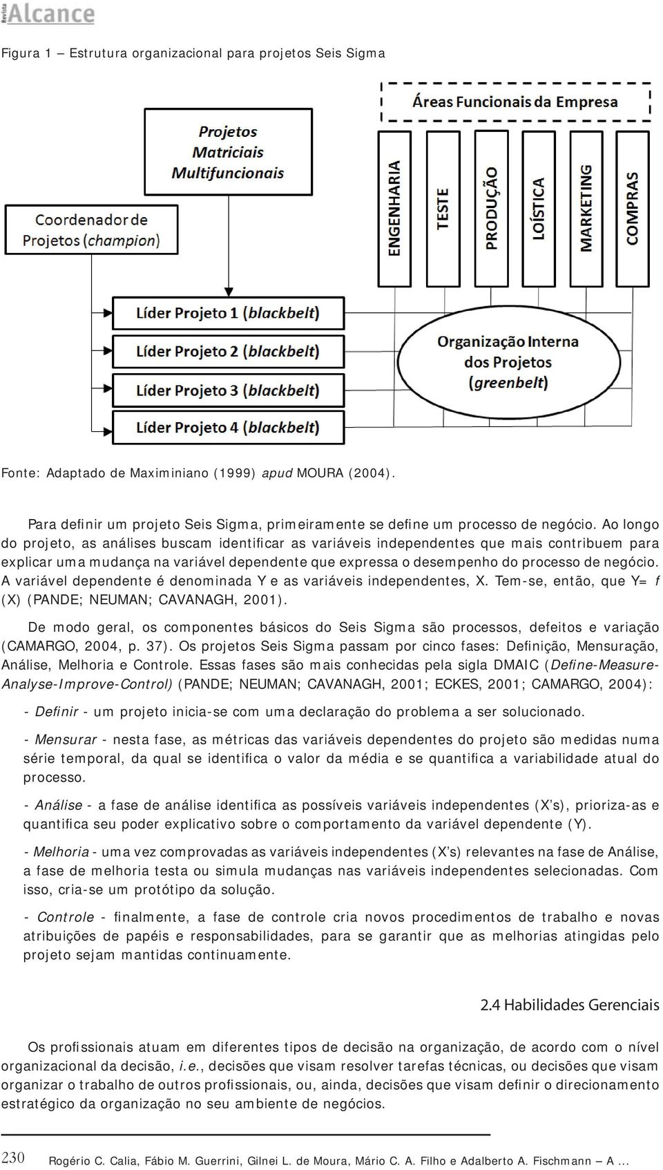 A variável dependente é denominada Y e as variáveis independentes, X. Tem-se, então, que Y= f (X) (PANDE; NEUMAN; CAVANAGH, 2001).