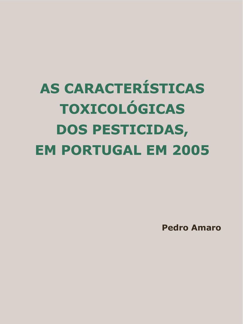 PESTICIDAS, EM