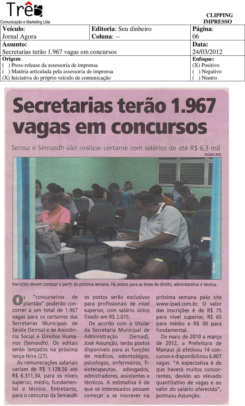 Agora Secretarias