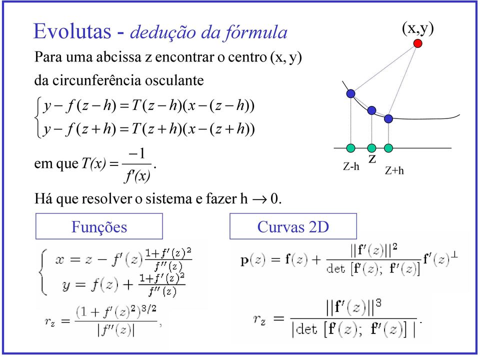 f ( z h) = T ( z + h) = T ( z 1.