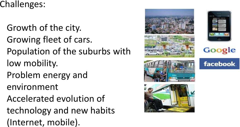 Population of the suburbs with low mobility.