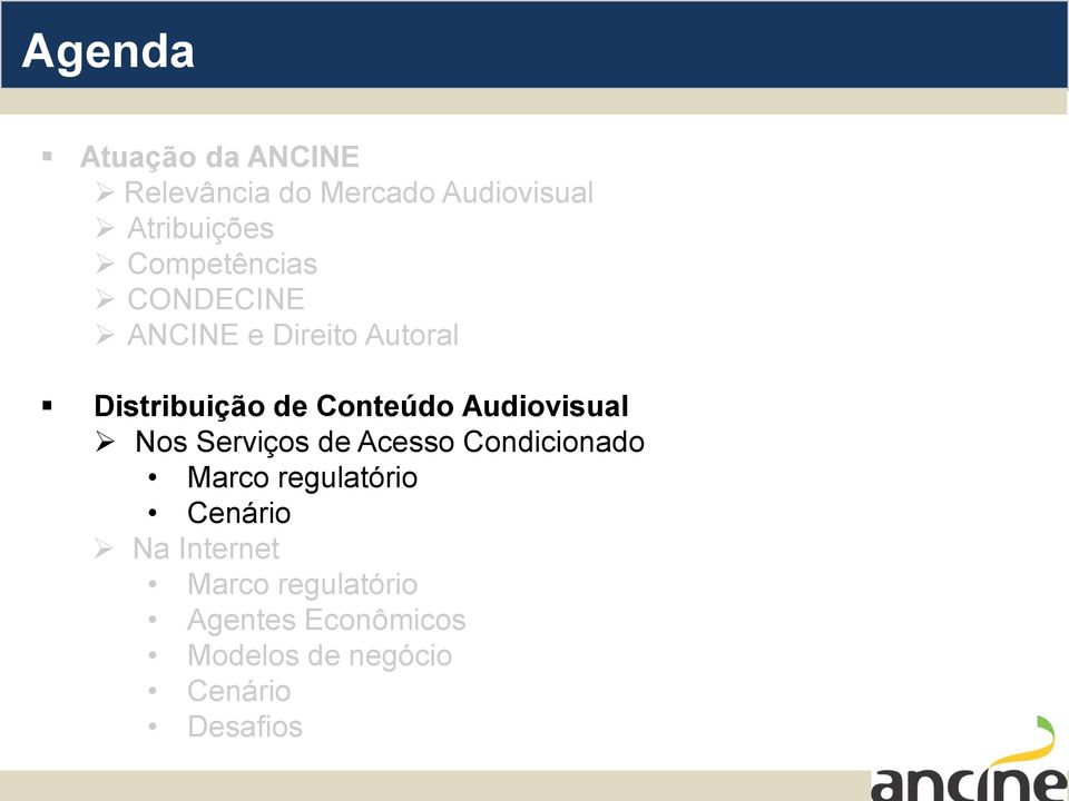 Audiovisual Nos Serviços de Acesso Condicionado Marco regulatório Cenário