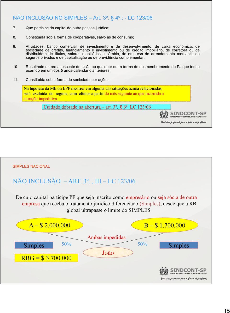 distribuidora de títulos, valores mobiliários e câmbio, de empresa de arrendamento mercantil, de seguros privados e de capitalização ou de previdência complementar; 10.