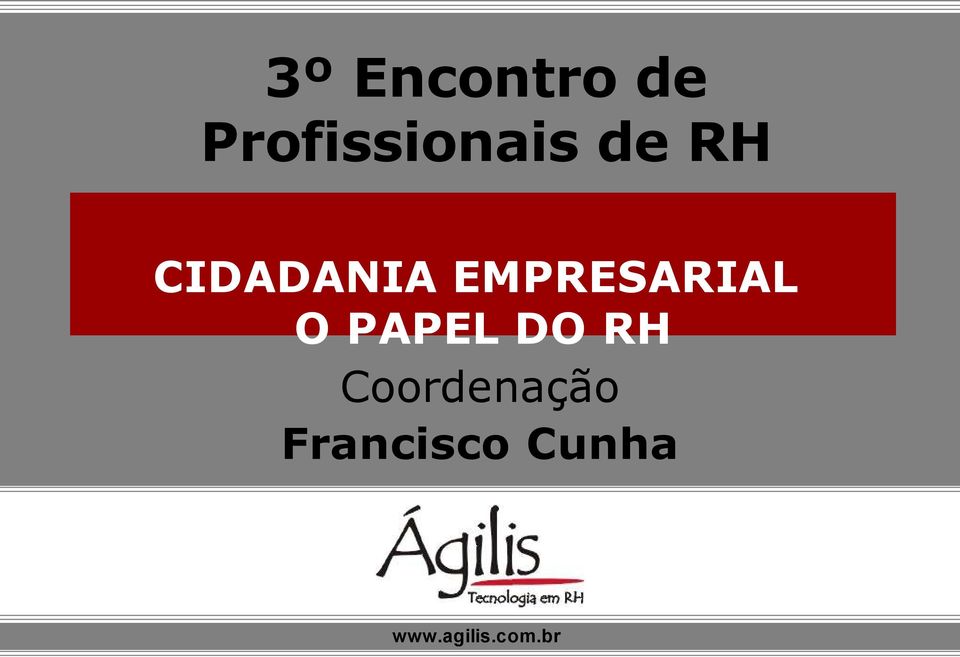 CIDADANIA EMPRESARIAL O