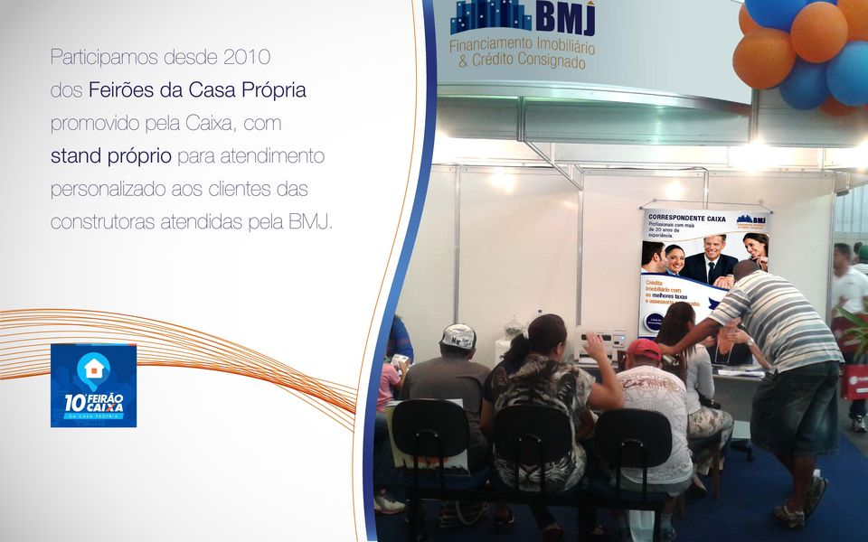 stand próprio para atendimento