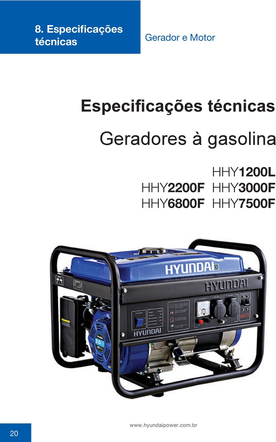 gasolina HHY 1200L HHY2200F