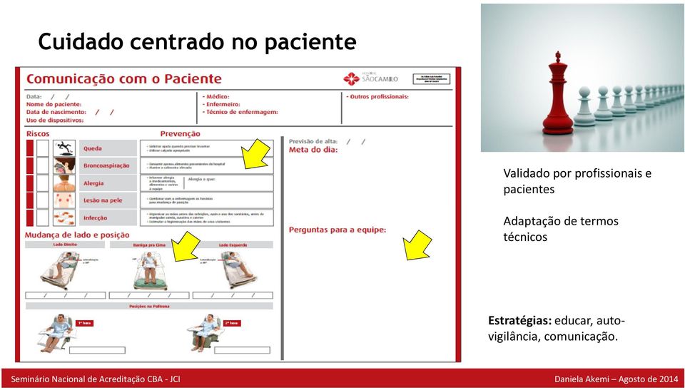 pacientes Adaptação de termos