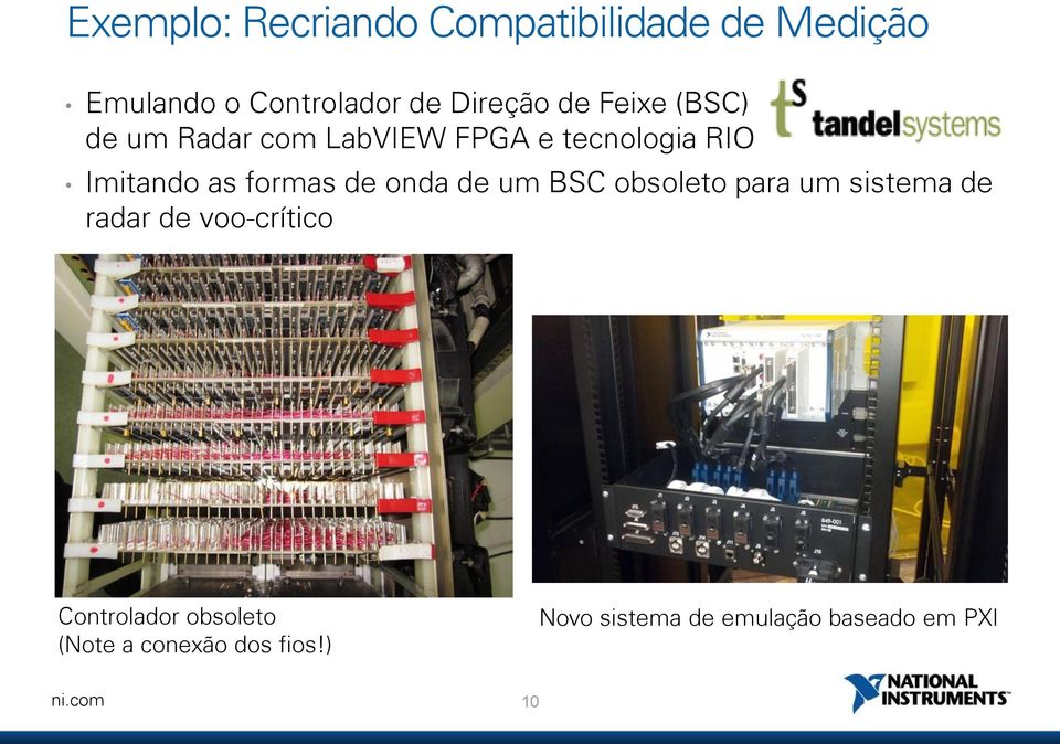 de onda de um BSC obsoleto para um sistema de radar de voo-crítico Controlador