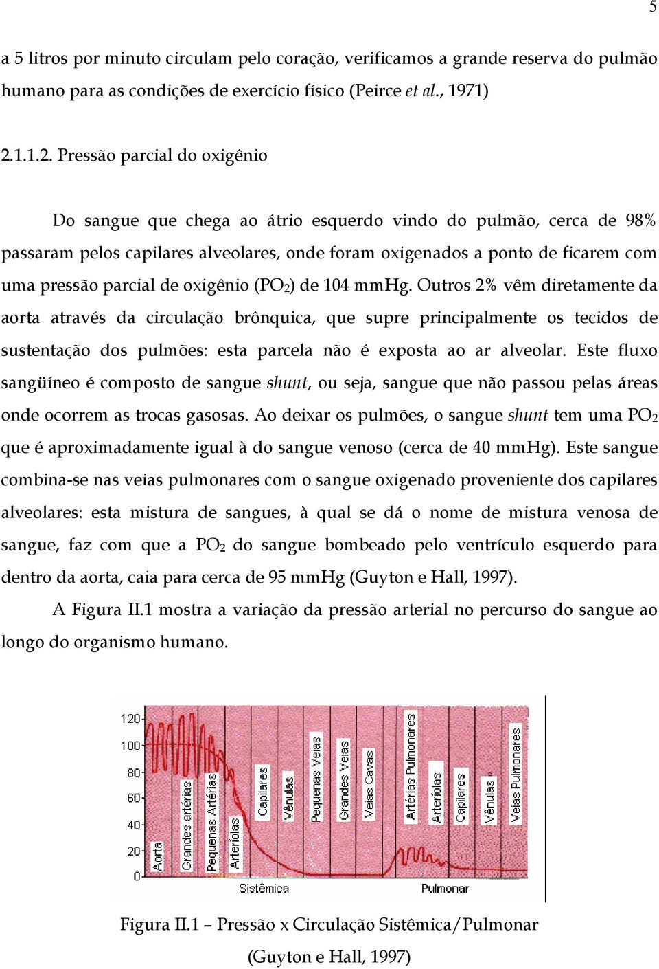 de oxigênio (PO ) de 104 mmhg. Ouros % vêm direamene da aora aravés da irulação brônquia, que supre prinipalmene os eidos de susenação dos pulmões: esa parela não é exposa ao ar alveolar.