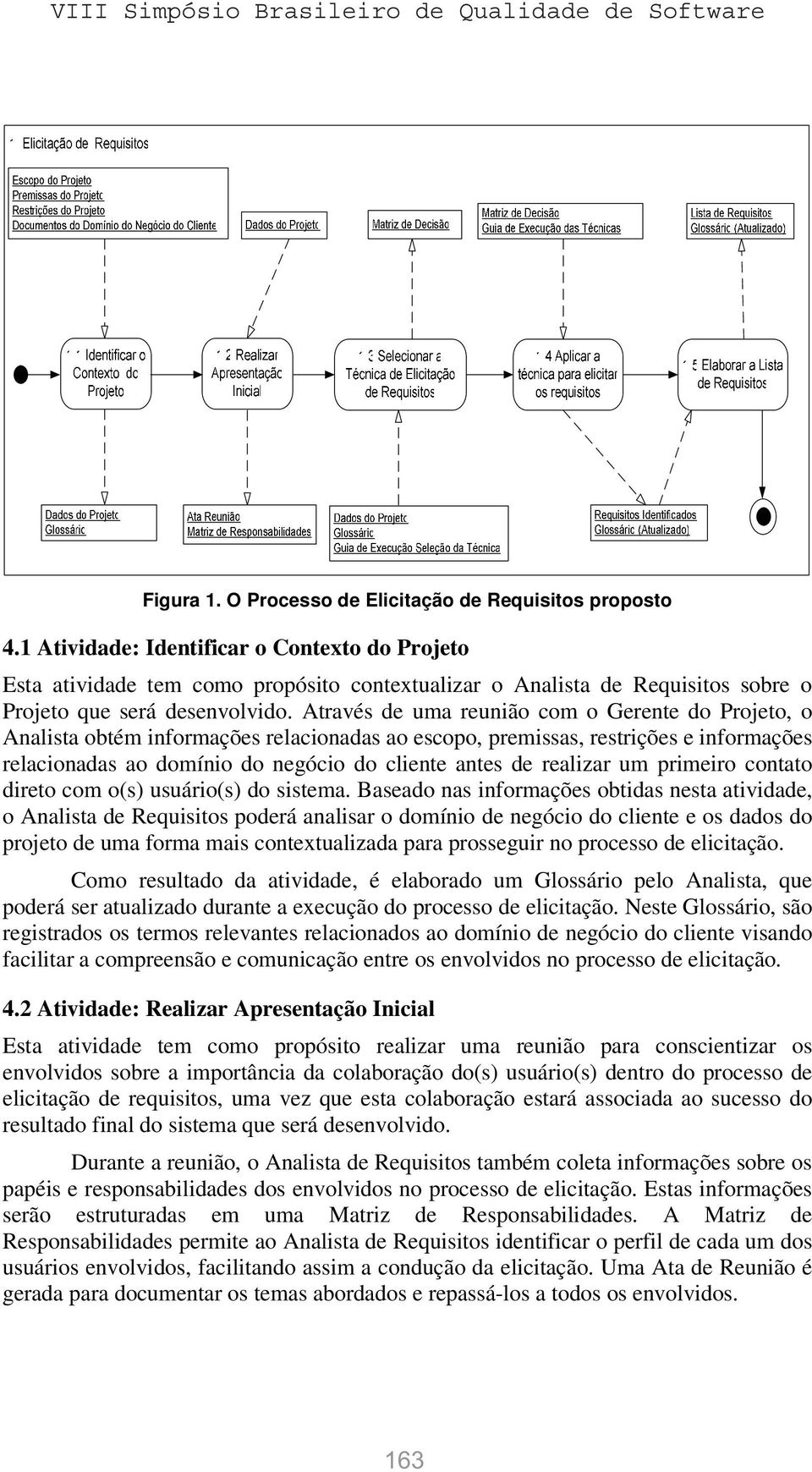 Através de uma reunião com o Gerente do Projeto, o Analista obtém informações relacionadas ao escopo, premissas, restrições e informações relacionadas ao domínio do negócio do cliente antes de