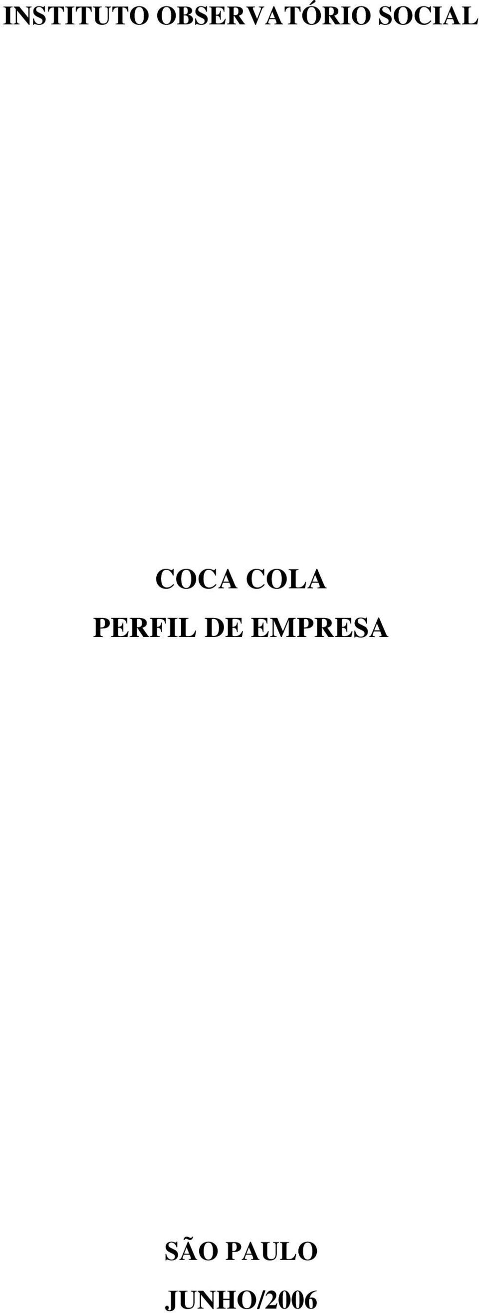 COCA COLA PERFIL DE