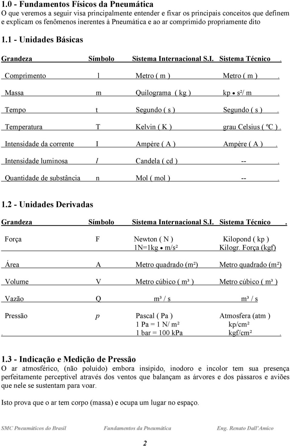 Tempo t Segundo ( s ) Segundo ( s ). Temperatura T Kelvin ( K ) grau Celsius ( ºC ). Intensidade da corrente I Ampère ( A ) Ampère ( A ). Intensidade luminosa l Candela ( cd ) --.