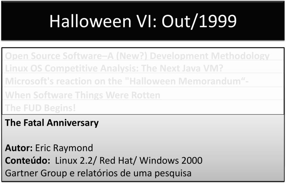 Microsoft/ pontos fortes Aurelia van den Berg (Gerente de Imprensa e de Relações When Software Things Were Rotten - comparação Linux e documento Windows NT referências aentre um segundo públicas da