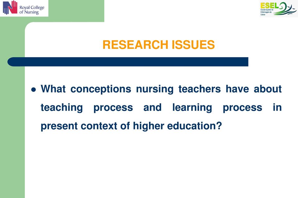 teaching process and learning