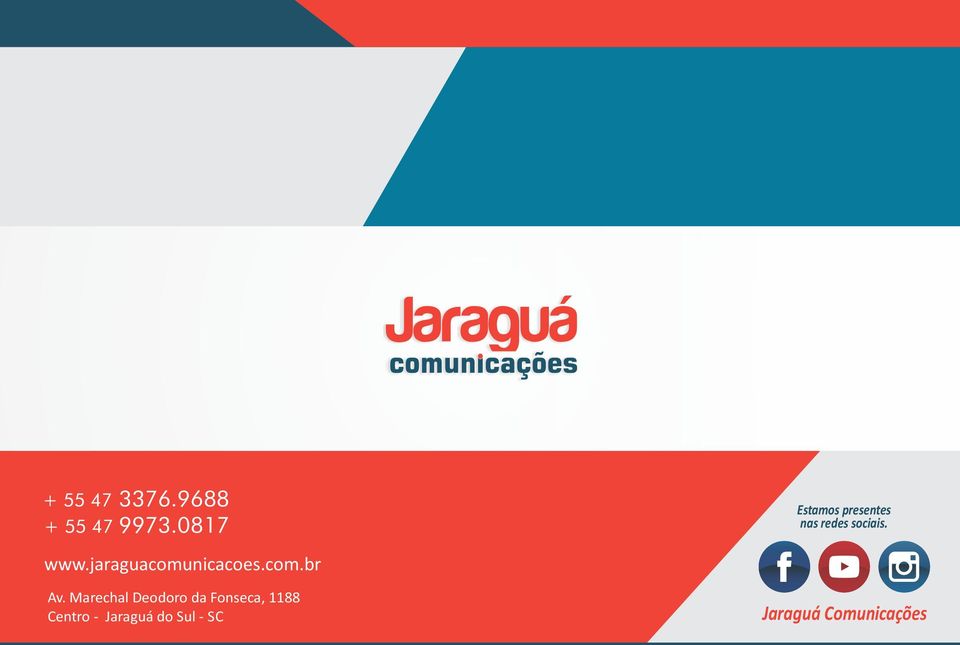 jaraguacomunicacoes.com.br Av.