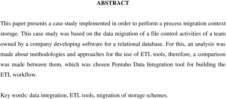 relational database.