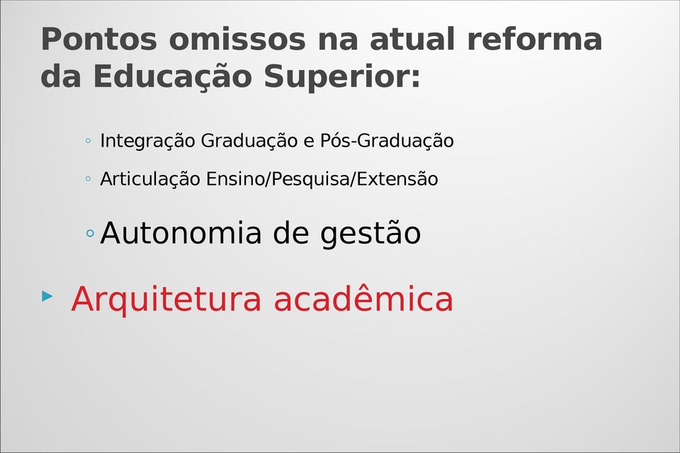 Pós-Graduação Articulação