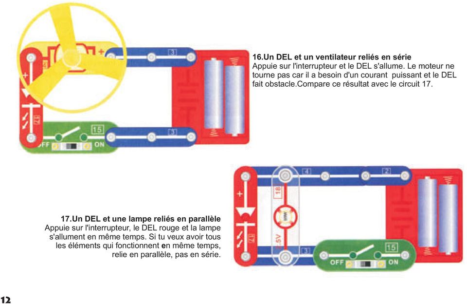 compare ce résultat avec le circuit 17.