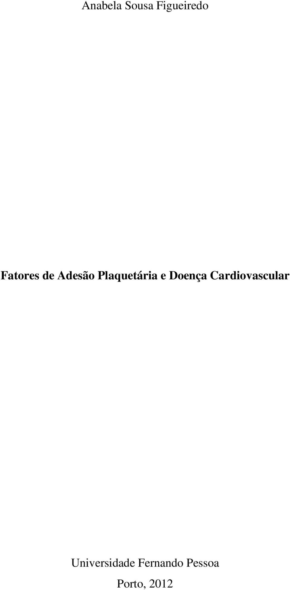 e Doença Cardiovascular