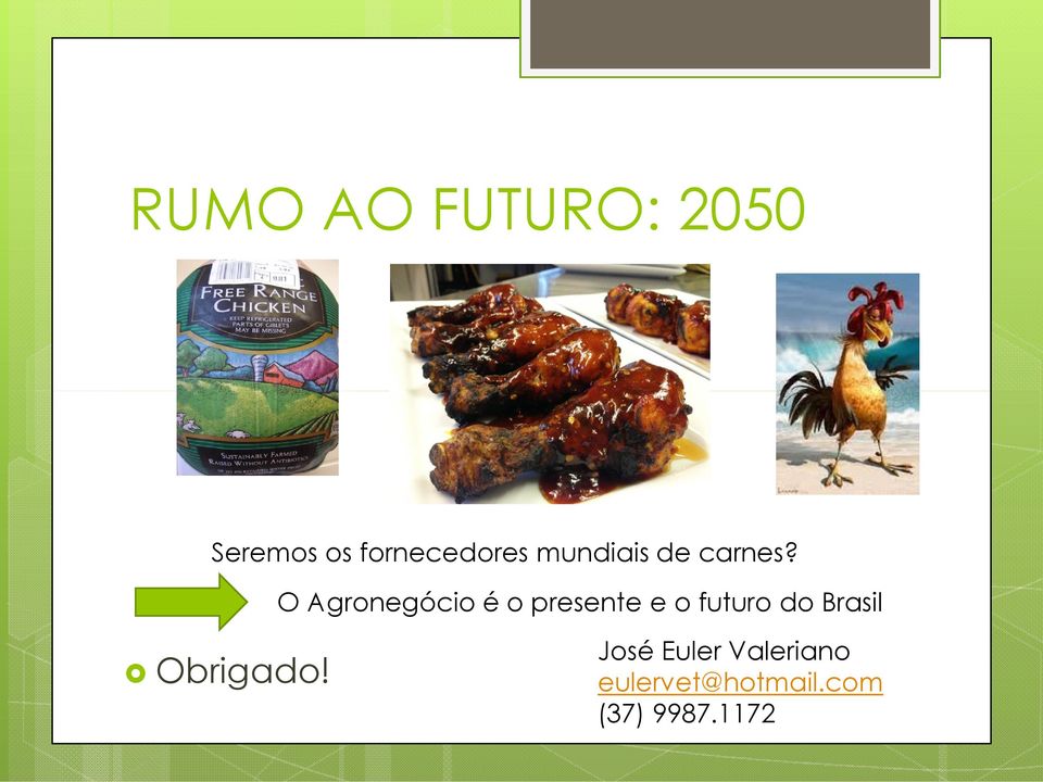 O Agronegócio é o presente e o futuro do