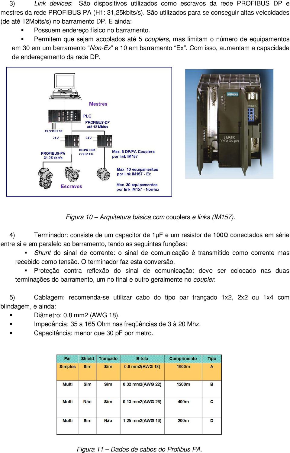 Permitem que sejam acoplados até 5 couplers, mas limitam o número de equipamentos em 30 em um barramento Non-Ex e 10 em barramento Ex. Com isso, aumentam a capacidade de endereçamento da rede DP.