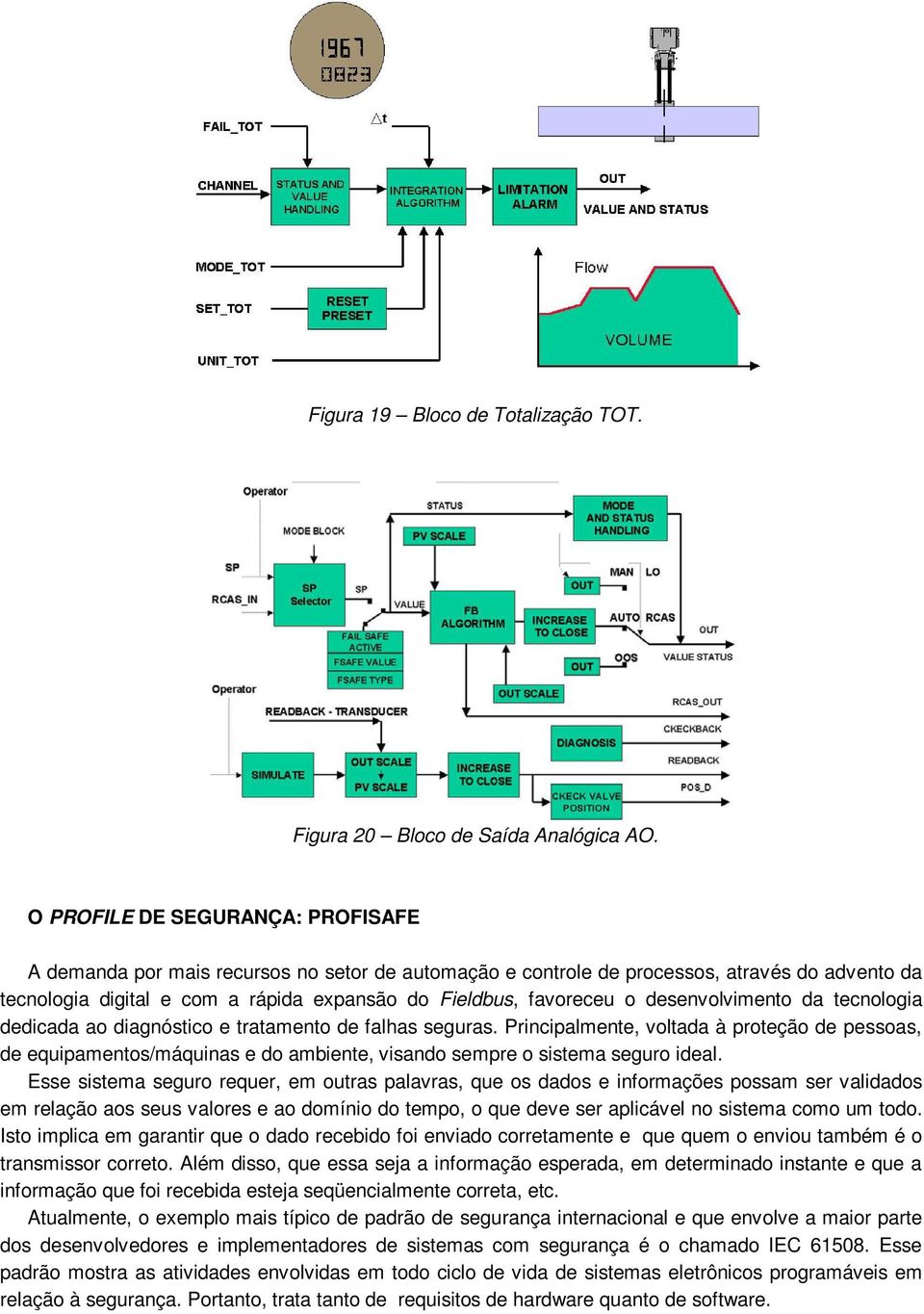 desenvolvimento da tecnologia dedicada ao diagnóstico e tratamento de falhas seguras.