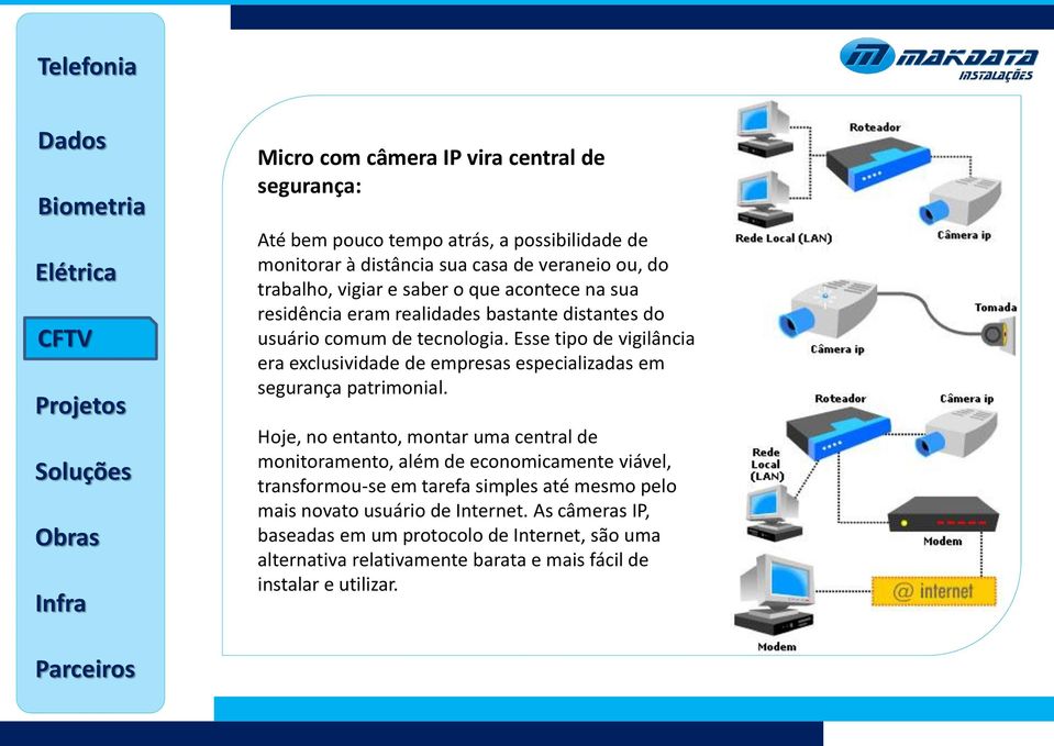 Esse tipo de vigilância era exclusividade de empresas especializadas em segurança patrimonial.