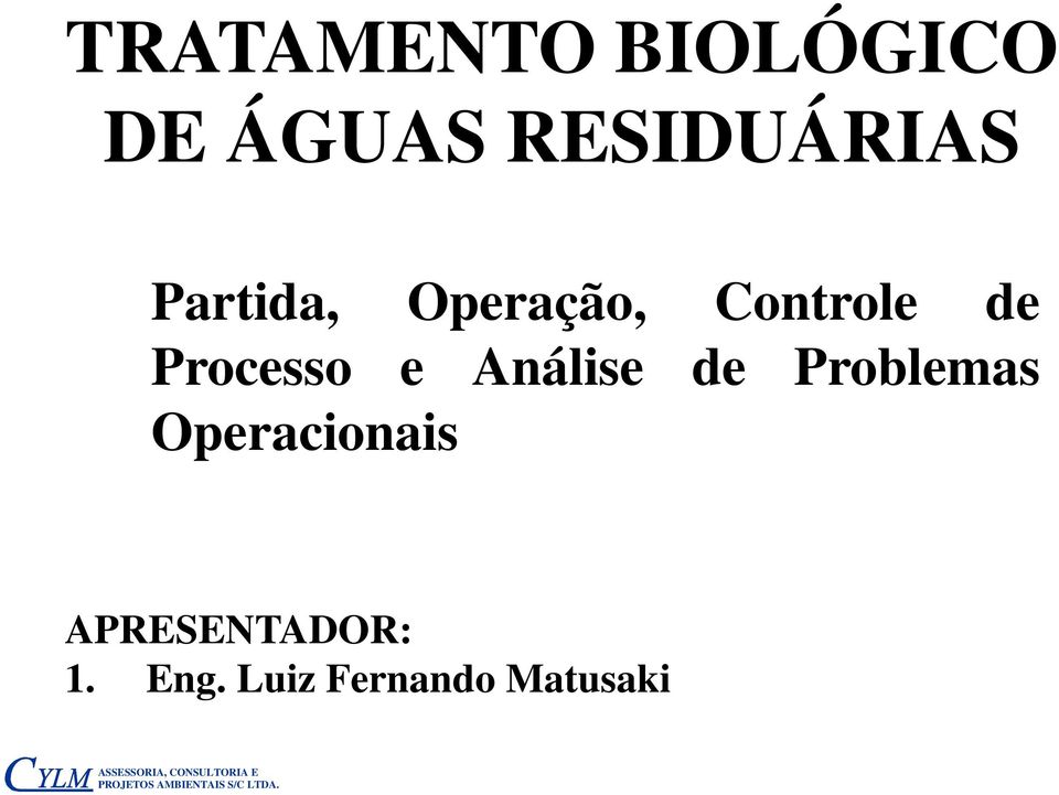 de Processo e Análise de Problemas