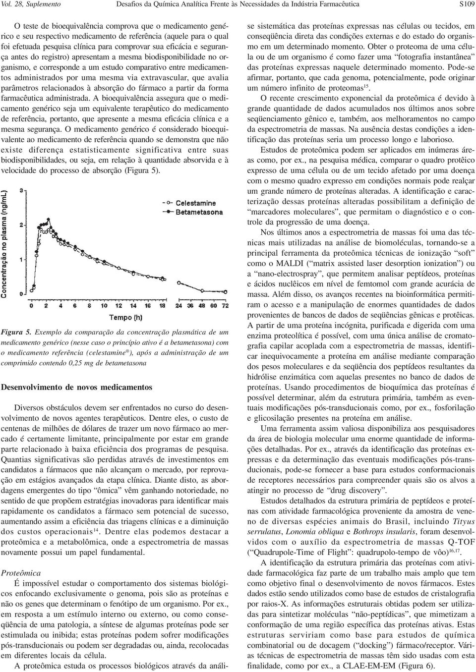 comparativo entre medicamentos administrados por uma mesma via extravascular, que avalia parâmetros relacionados à absorção do fármaco a partir da forma farmacêutica administrada.