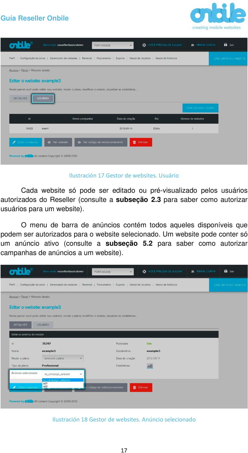 3 para saber como autorizar usuários para um website).