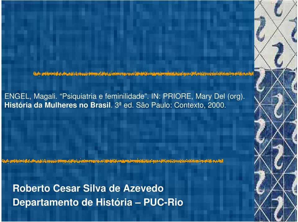 História da Mulheres no Brasil. 3ª ed.