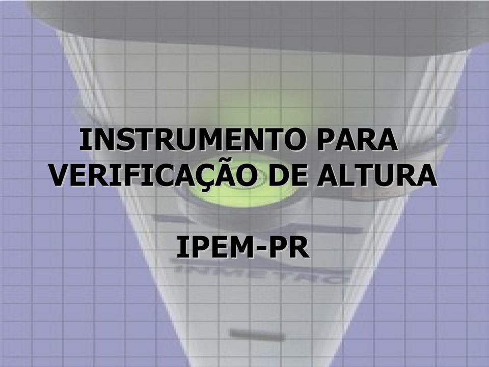 VERIFICAÇÃO