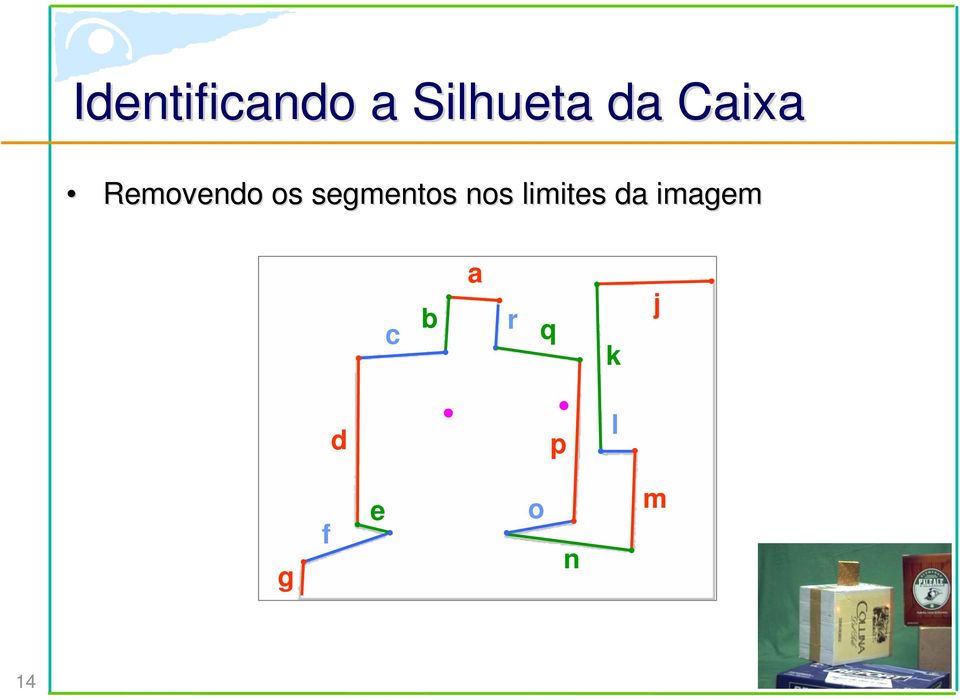 nos limites da imagem c b a