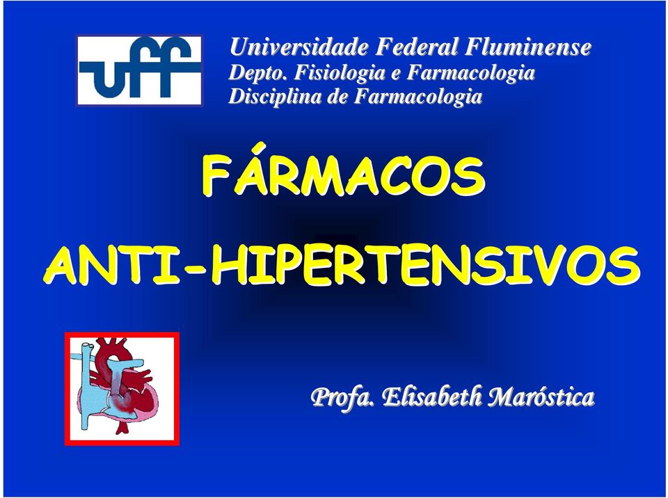 Fisiologia e Farmacologia Disciplina