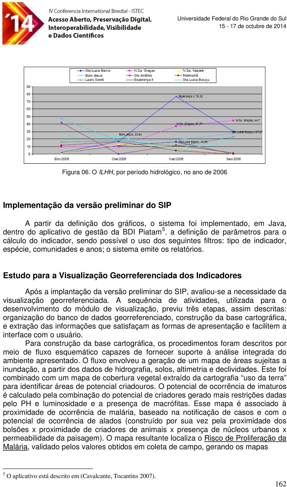 BDI Piatam 5. a definição de parâmetros para o cálculo do indicador, sendo possível o uso dos seguintes filtros: tipo de indicador, espécie, comunidades e anos; o sistema emite os relatórios.