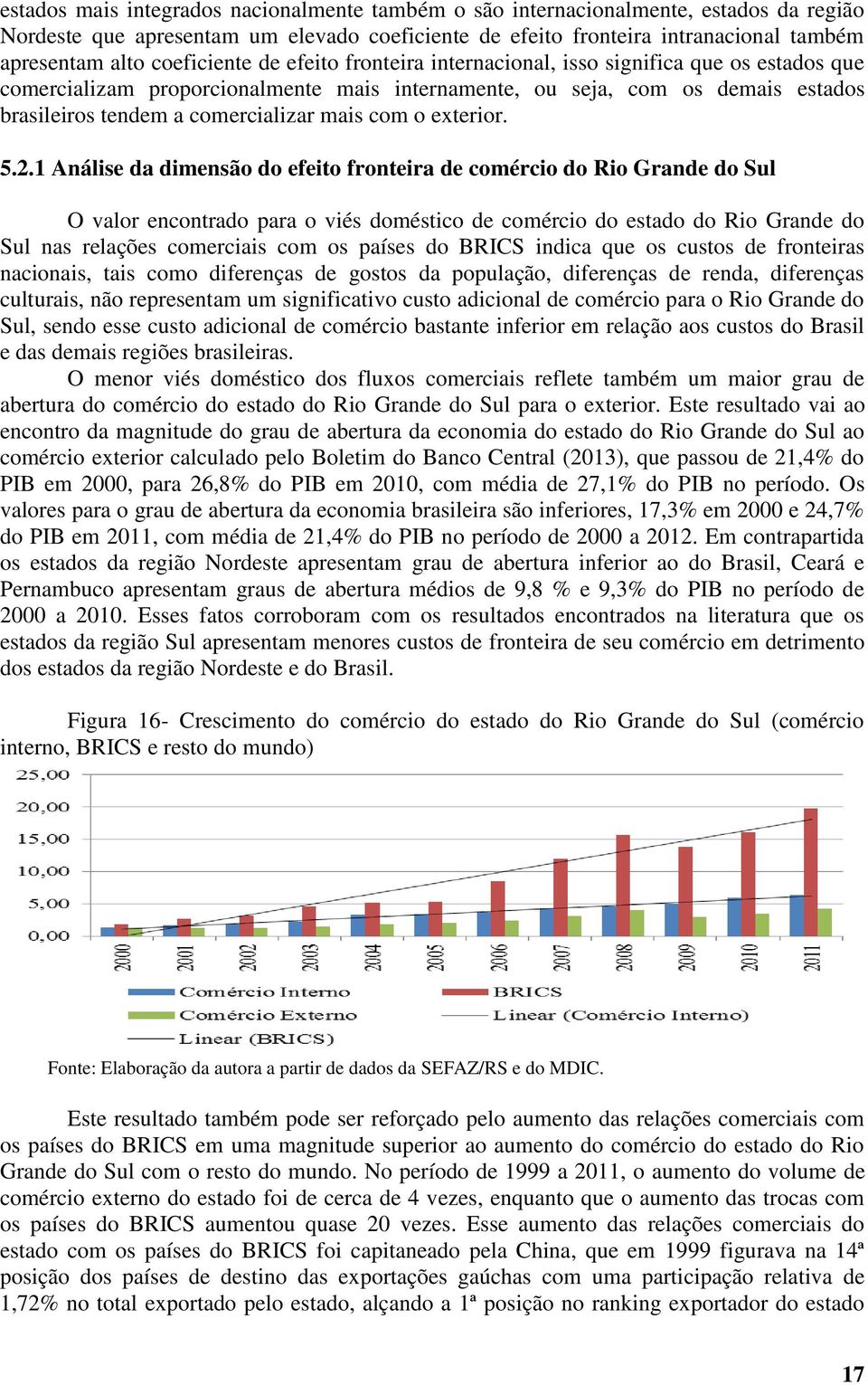 mais com o exterior. 5.2.