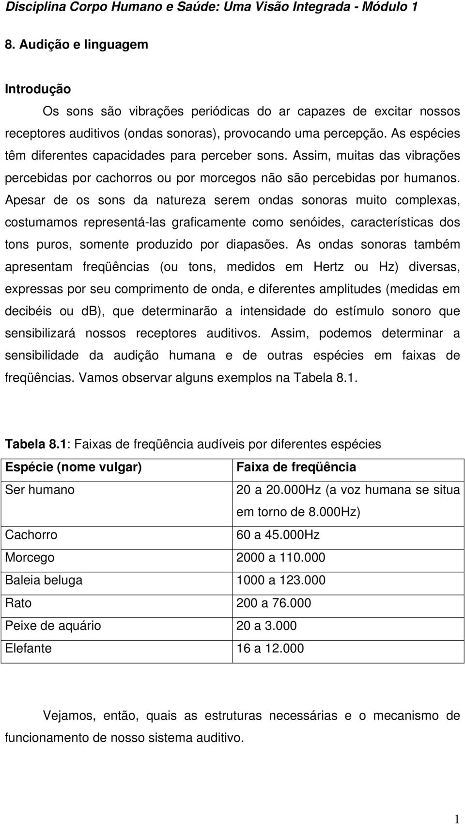 Apesar de os sons da natureza serem ondas sonoras muito complexas, costumamos representá-las graficamente como senóides, características dos tons puros, somente produzido por diapasões.