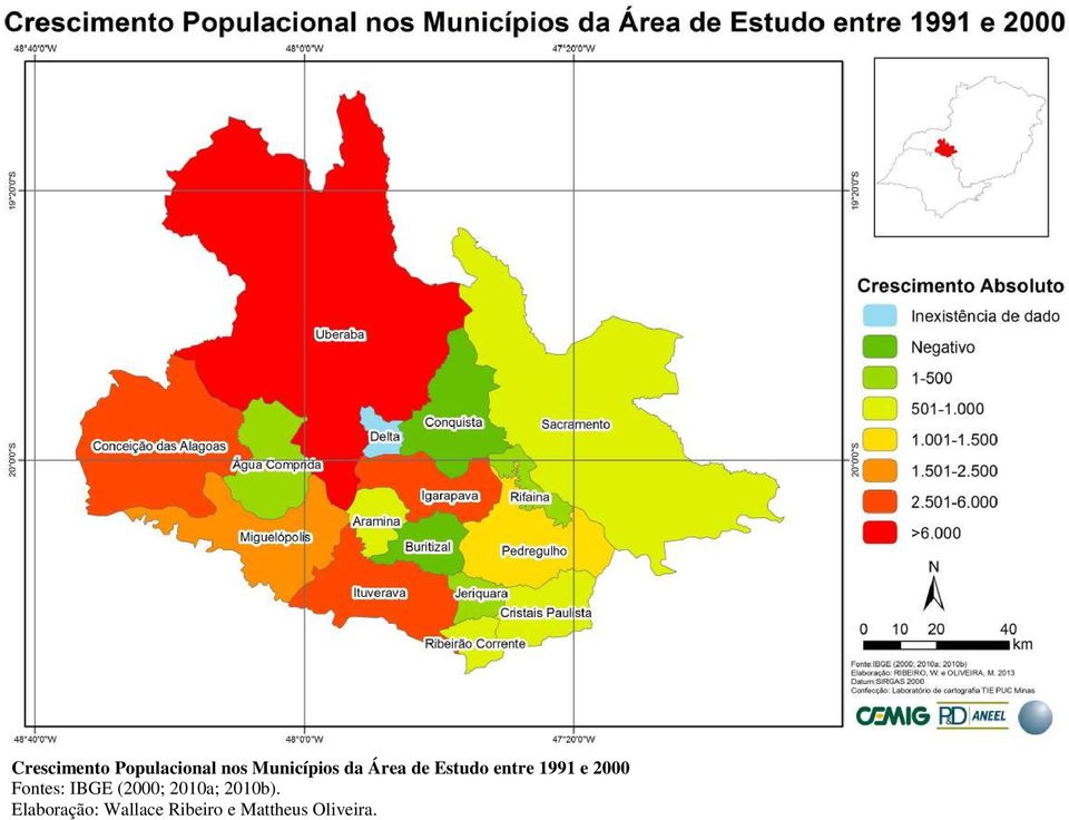 Estudo entre 1991 e 2000