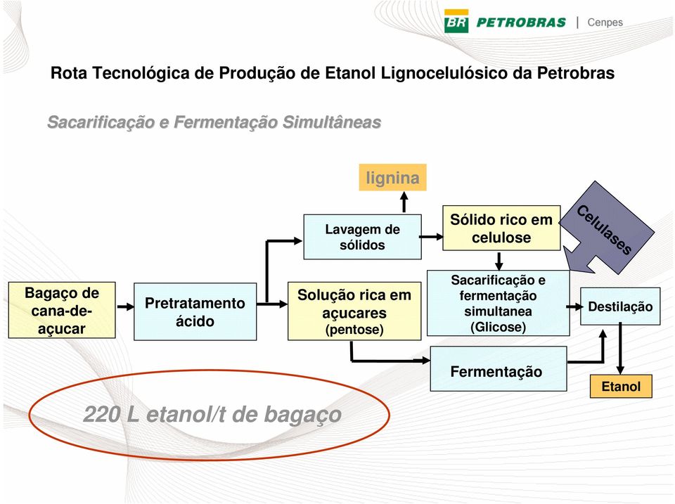 Bagaço de cana-deaçucar Pretratamento ácido Solução rica em açucares (pentose)