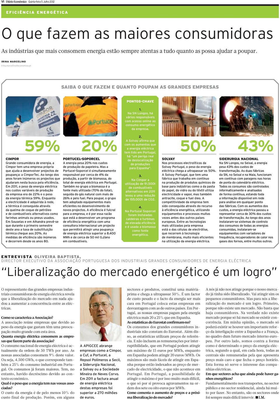 Na SN Longos, há vários responsáveis com acesso online ao consumo energético da empresa.