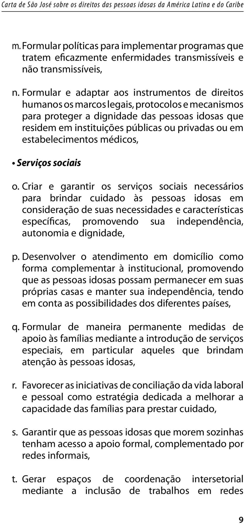 estabelecimentos médicos, Serviços sociais o.