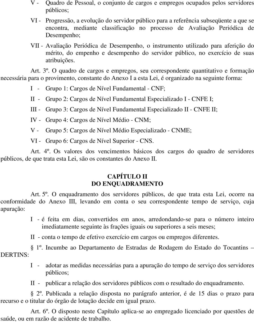 exercício de suas atribuições. rt. 3º.