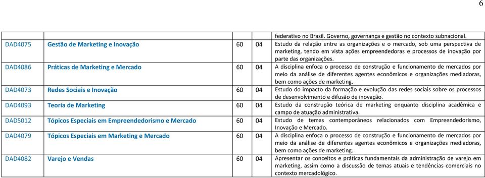 parte das organizações.