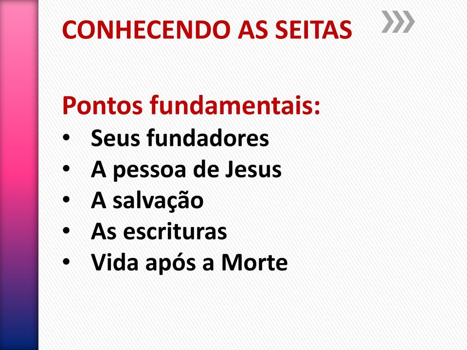 A pessoa de Jesus A salvação